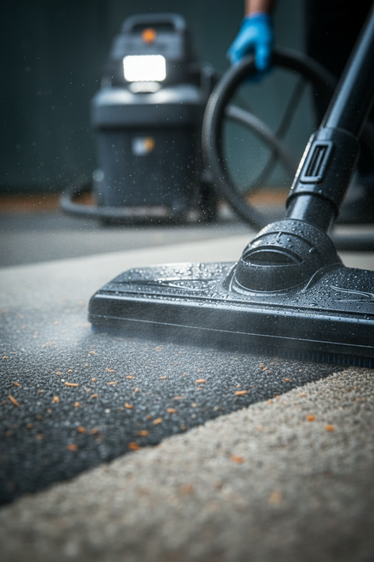 service professionnel de nettoyage de tapis avec shampouineuse